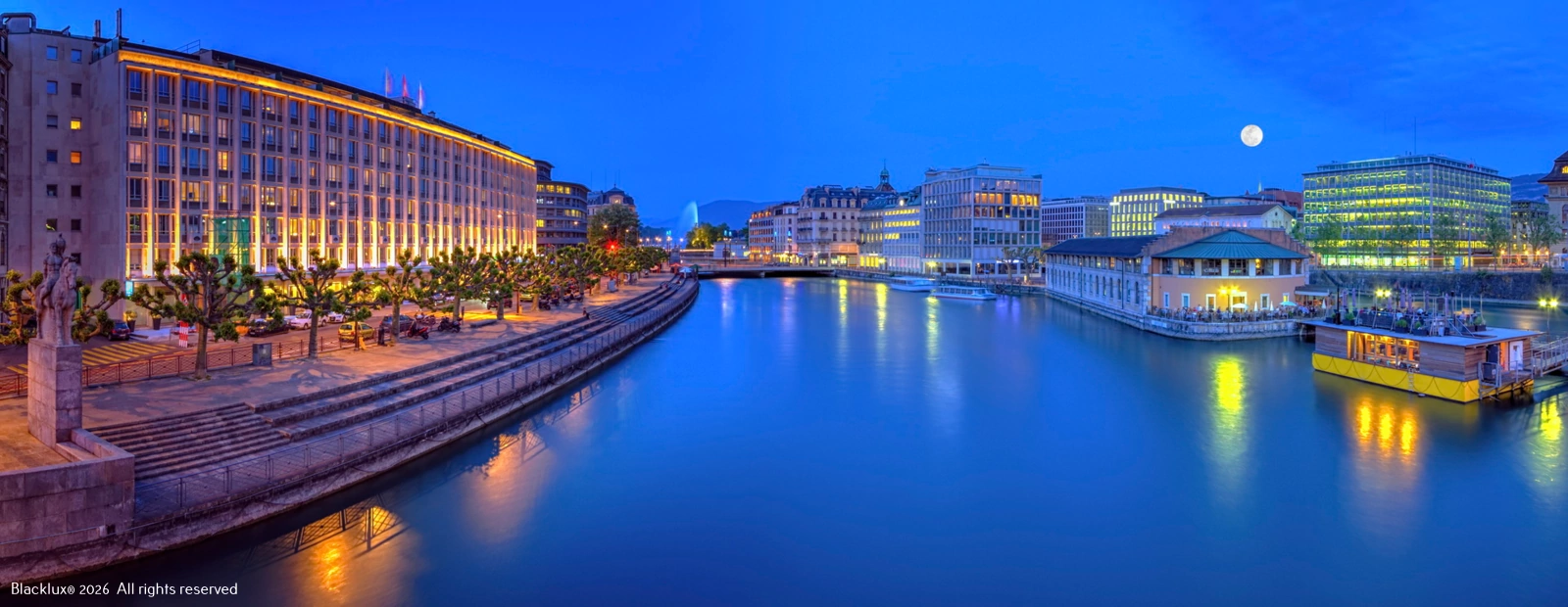 Luxury Blacklux® transfer car for Malpensa to Geneva transfer