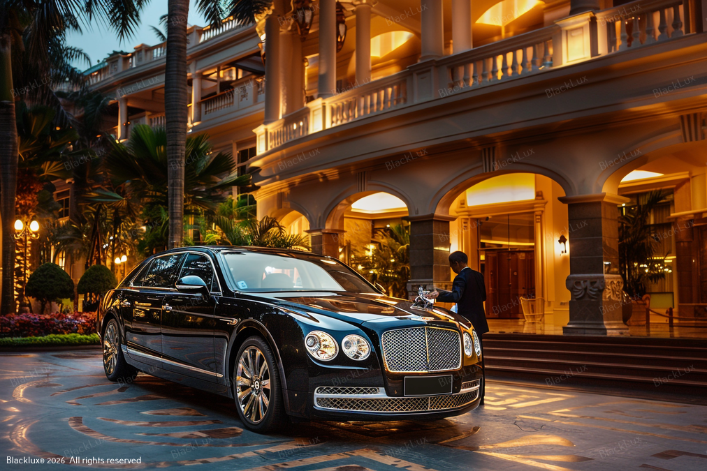 Luxury Bentley for Zurich Airport to Bad Ragaz Transfer - Blacklux VIP Chauffeur Service