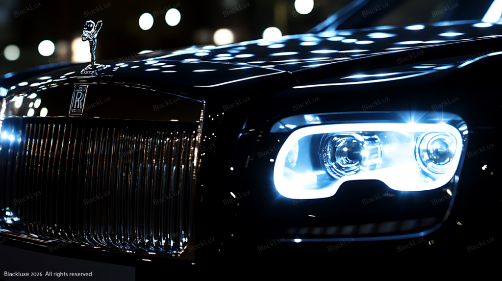 Rolls-Royce detail for Zurich Airport to Bad Ragaz Transfer - Exclusive Blacklux Chauffeur