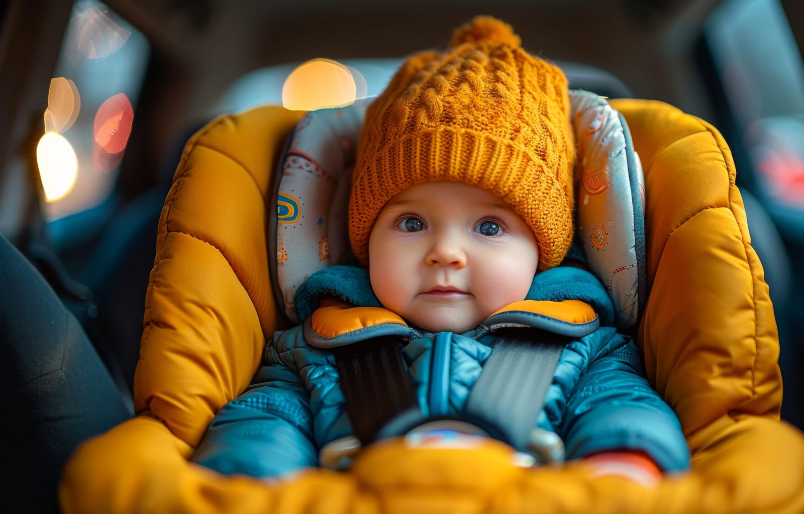 Safe child transportation with Blacklux® certified car seats for Malpensa-Tremezzo transfer.