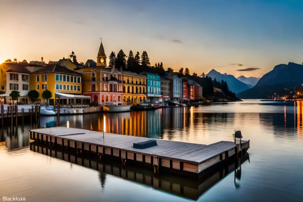 lake como private transfer luxury boat and lakeside view in bellagio