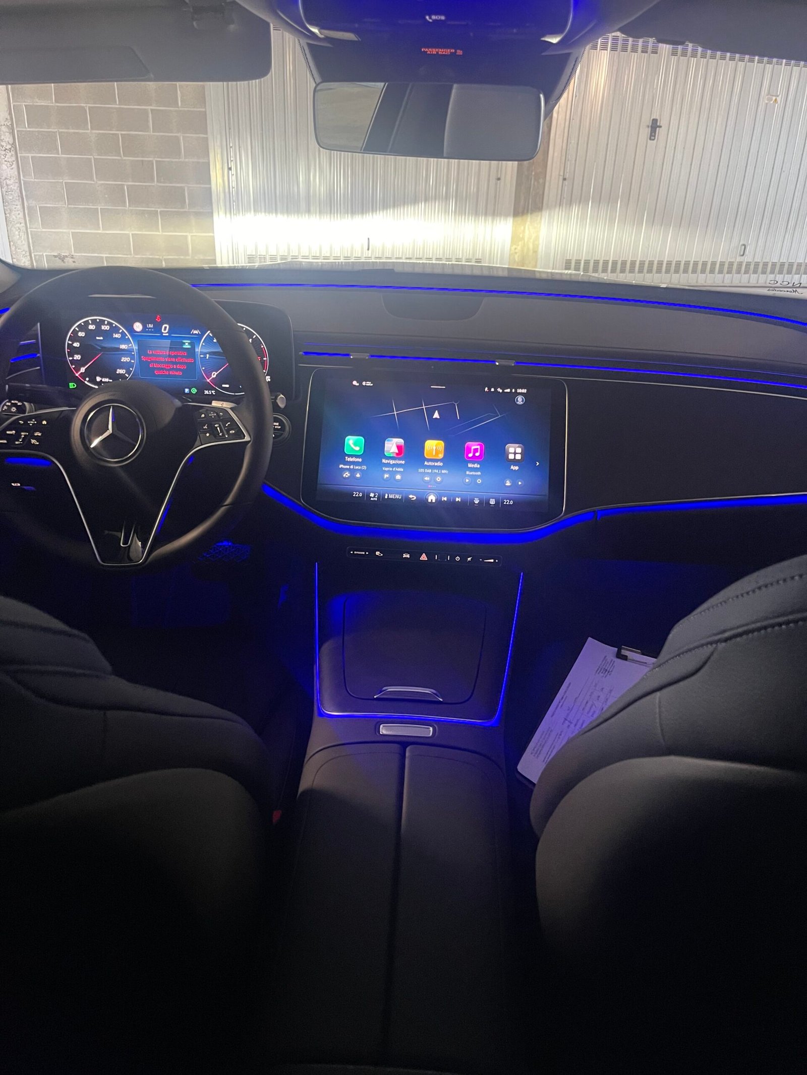 High-resolution Mercedes interior representing Blacklux vehicle comfort for Klosters