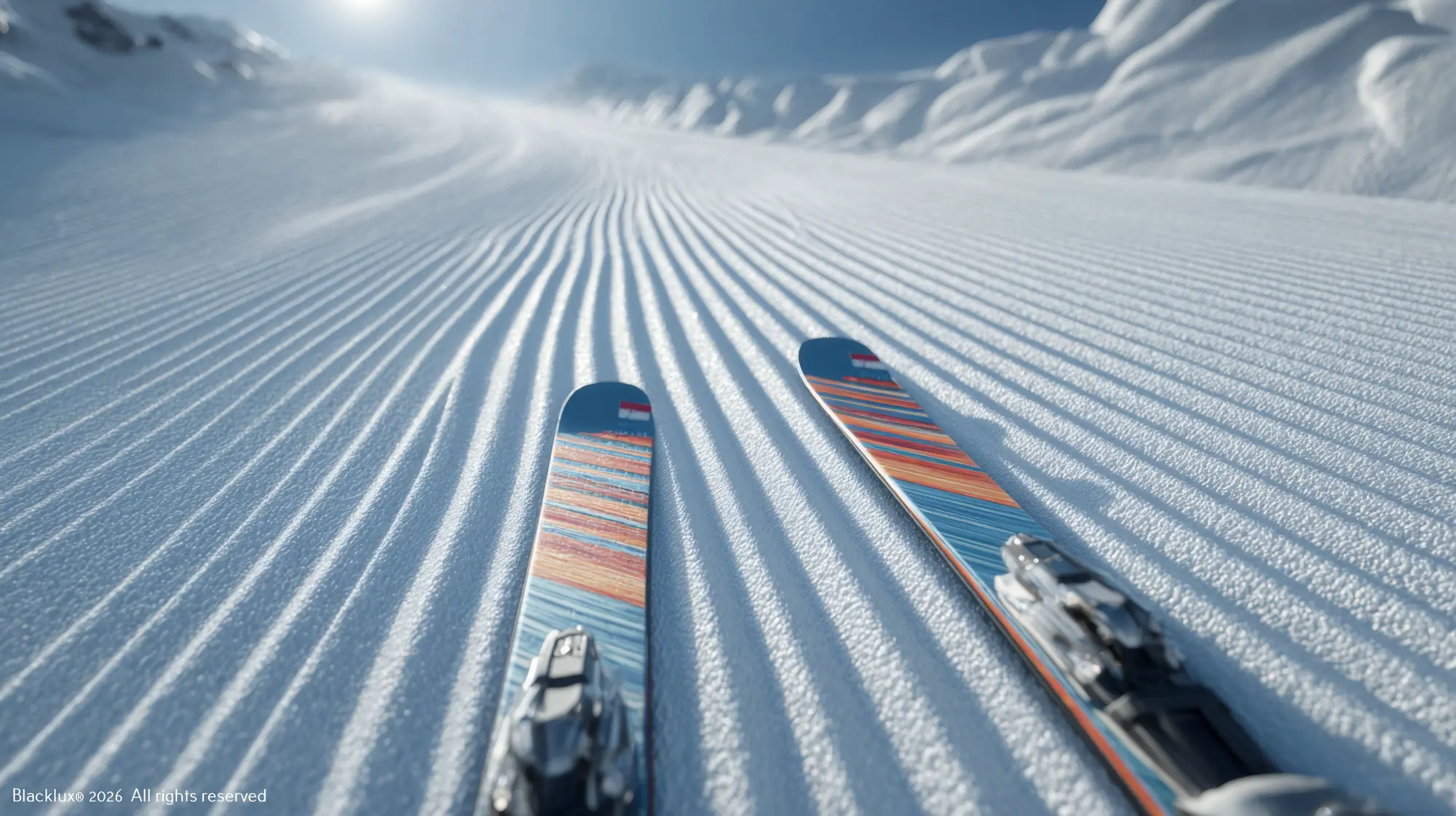 Luggage, skis and mountain equipment on a private transfer to Grindelwald